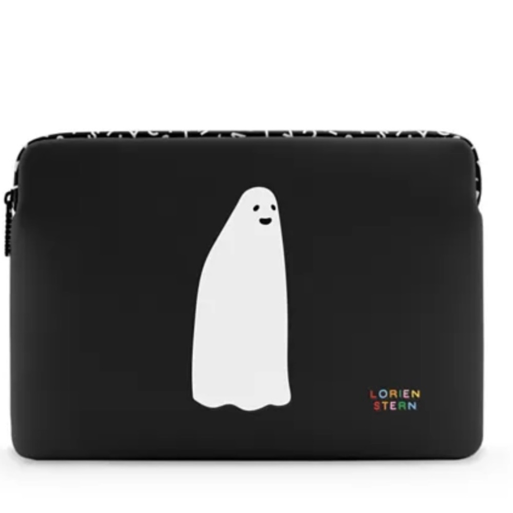 NWOT Casetify 13” Laptop Sleeve MacBook Happy Ghost
